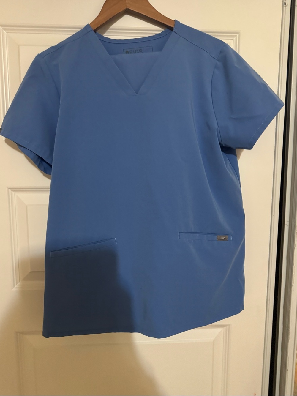 Figs Women's Short Sleeve Scrub set - Light Blue